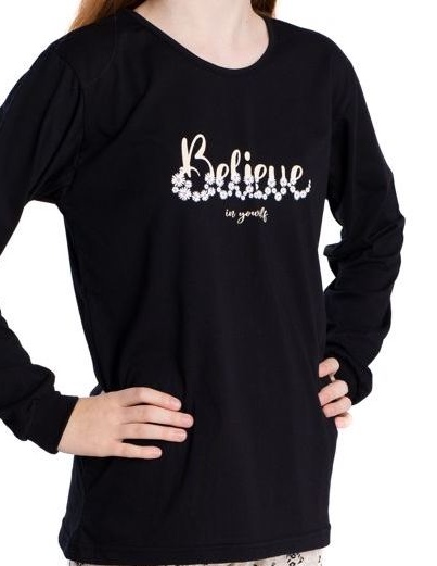Dívčí pyžamo Betty Mode Belive černé