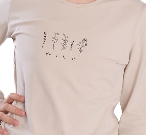 Dívčí triko Betty mode WILD latte