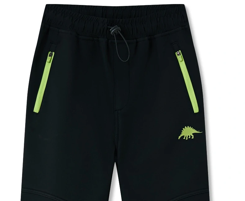 Chlapecké softshellové kalhoty Wolf & Wolfie s fleecem  B2595B černé