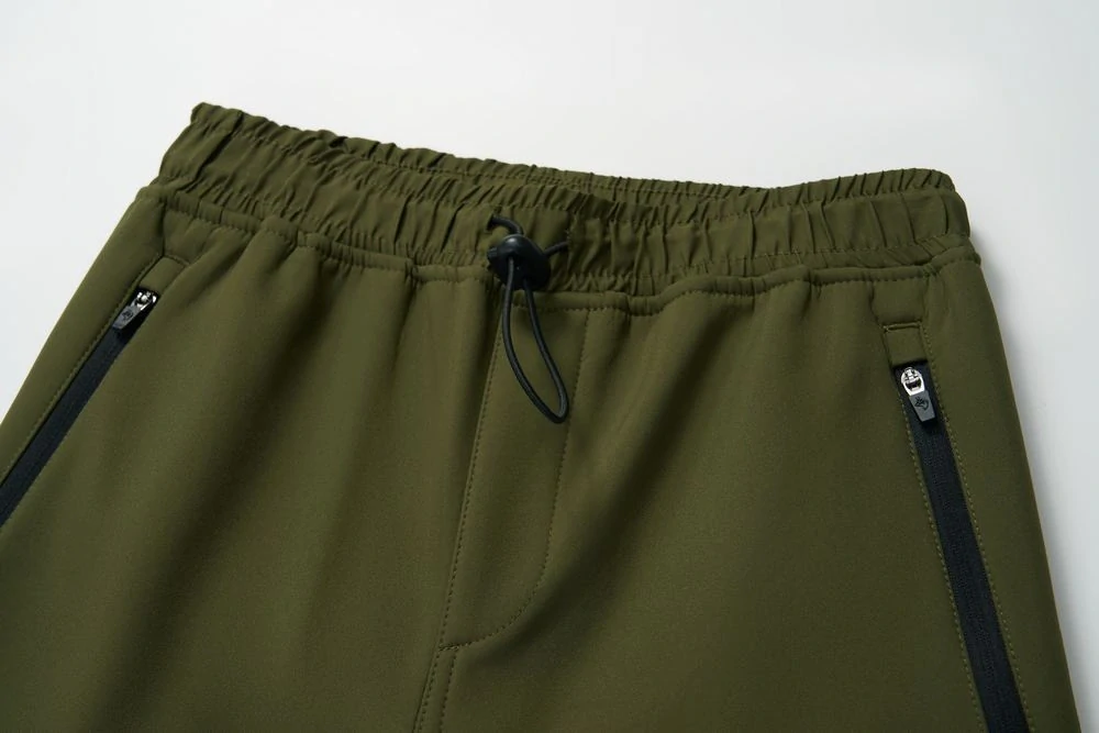 Chlapecké softshellové kalhoty Wolf & Wolfie s fleecem  B2595B khaki