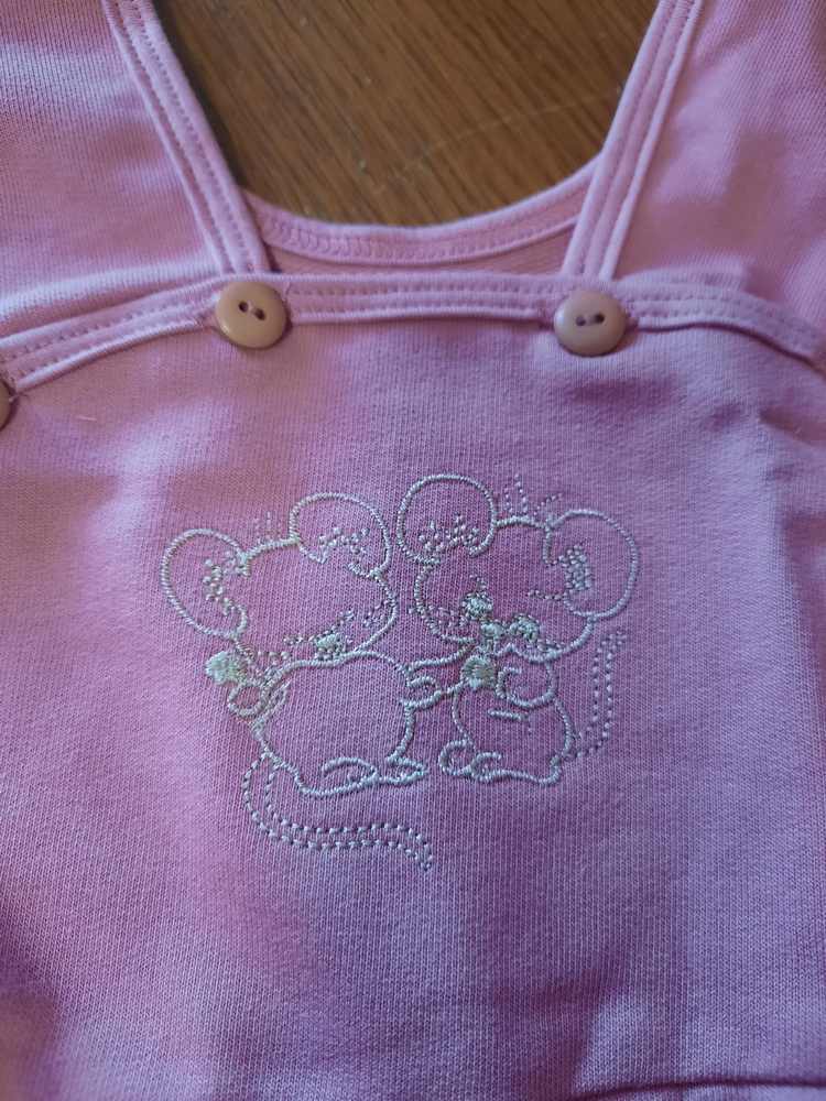 Dívčí laclové tepláky Betty mode 2 myšky starorůžové