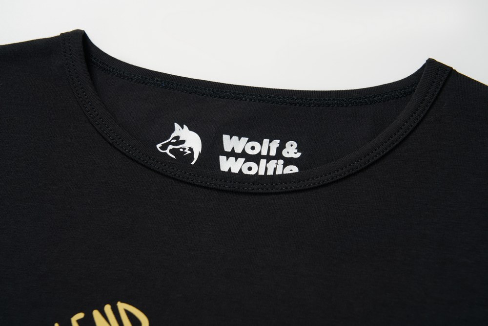 Dívčí triko Wolf & Wolfie S2543B černé