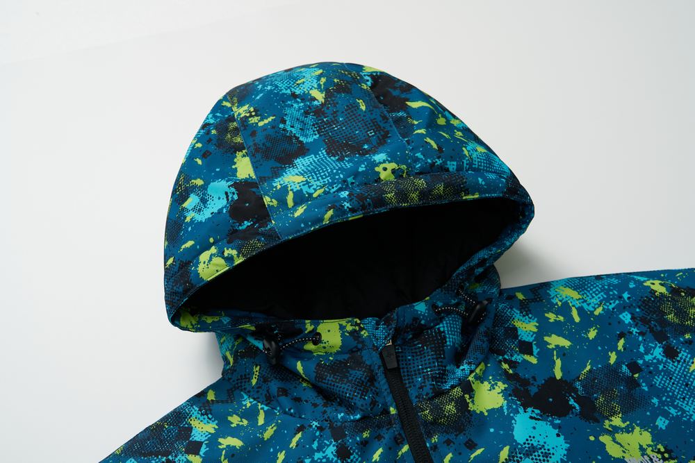 Chlapecká zimní bunda Wolf & Wolfie B2564 petrolejová