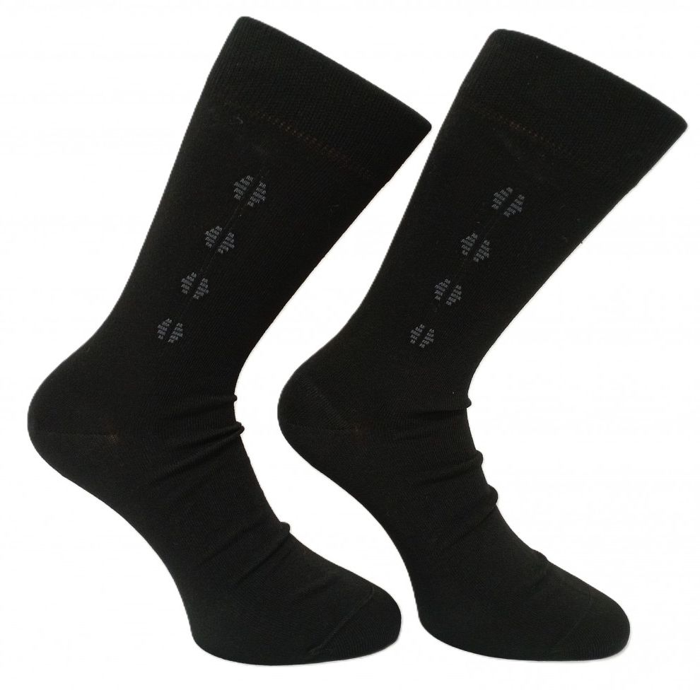 České pánské ponožky CLASSIC - černé