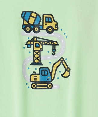 Chlapecké tričko Wolf & Wolfie S2601 zelenkavé