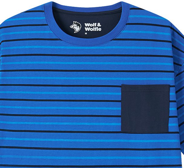 Letní pánské pyžamo Wolf & Wolfie S2675B modré