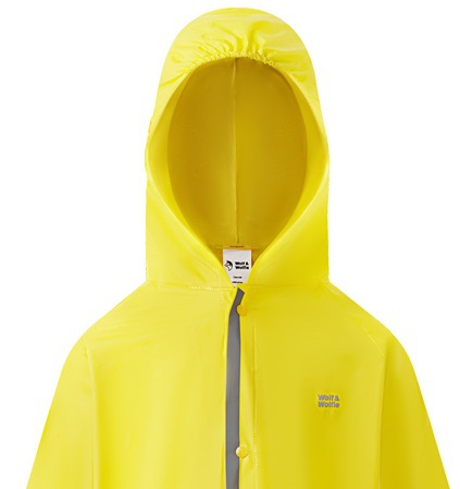 Dětská pláštěnka Wolf & Wolfie Y2613B žlutá