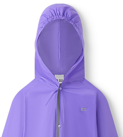 Dívčí pláštěnka Wolf & Wolfie Y2612 fialová