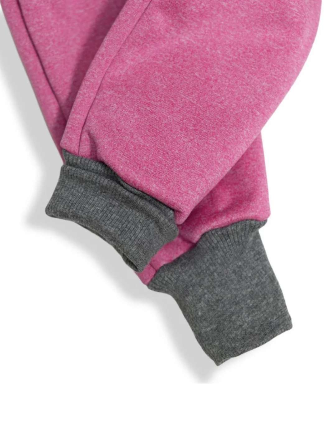 Dívčí rostoucí softshellové kalhoty Esito s fleecem vel. 74-86 růžový melír