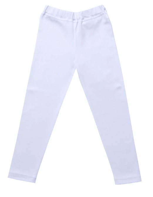 Dívčí legíny Betty mode vel. 110-152 bílé