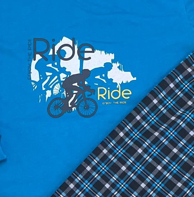 Chlapecké pyžamo Betty Mode RIDE tyrkysové