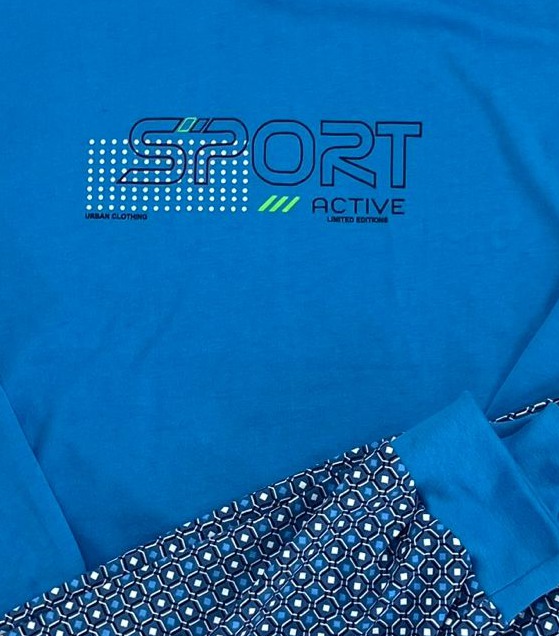Chlapecké pyžamo Betty Mode SPORT ACTIVE vel. 152-176 modré