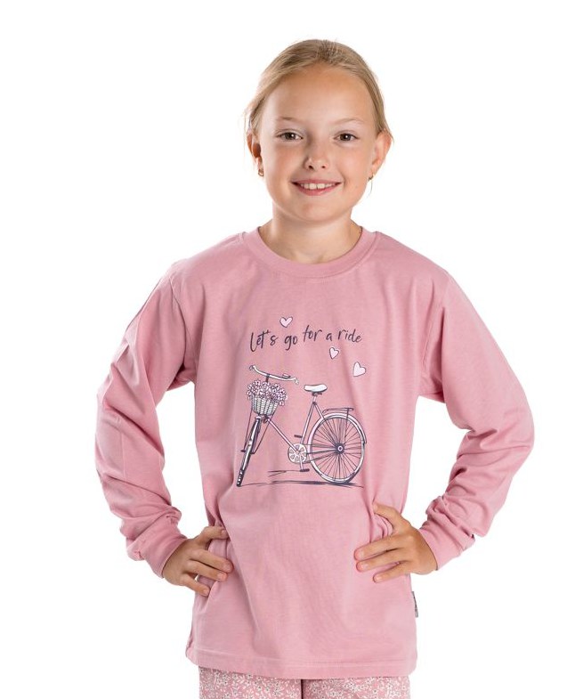 Dívčí pyžamo Betty Mode kolo lila