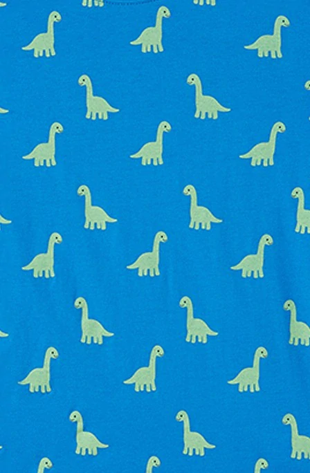 Chlapecké pyžamo Wolf & Wolfie S2655 vel. 98-128 modré dino