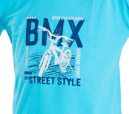Chlapecké triko Betty mode BMX světle modré