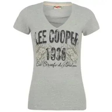 Dámské tričko Lee Cooper vel. XS šedé