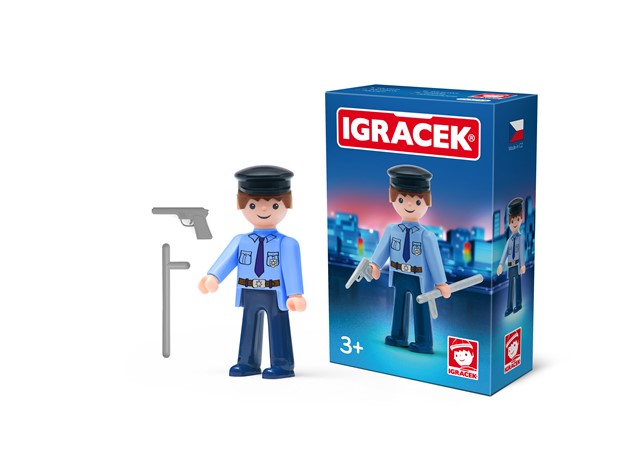 Igráček Policista s doplňky