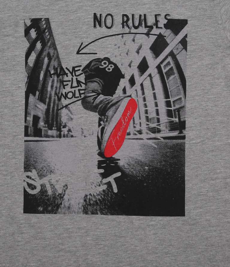 Chlapecké triko Wolf S2033B šedé