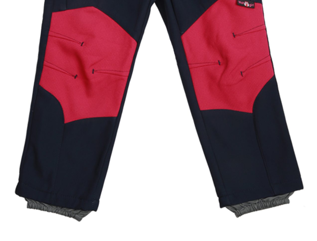 Dívčí softshellové kalhoty Wolf B2091 s fleecem vel. 86-98 tmavě modré