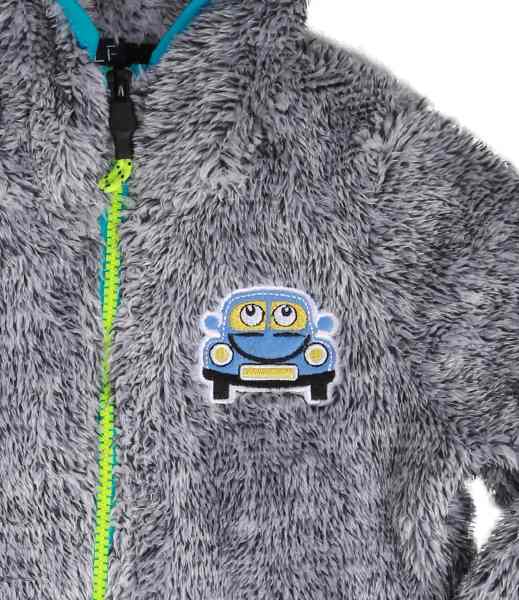 Chlapecká mikina Wolf B2048 s autem šedá