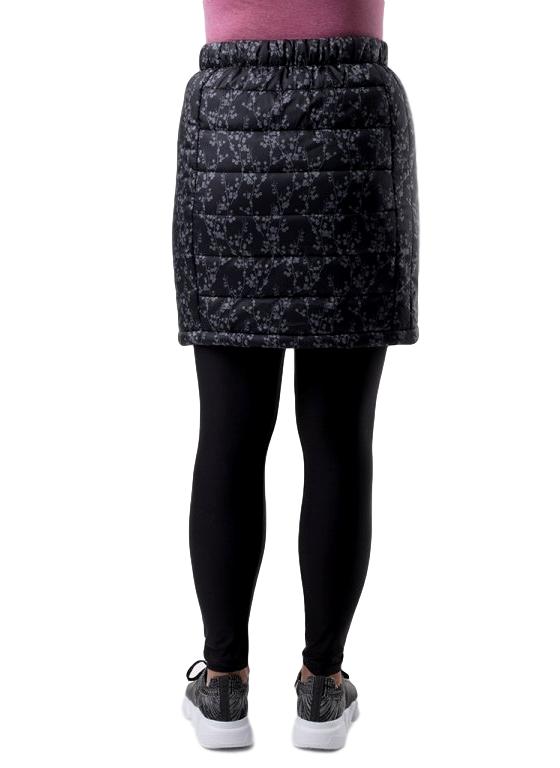 Dámská zimní sukně Loap Irulia vel. XS černá s potiskem