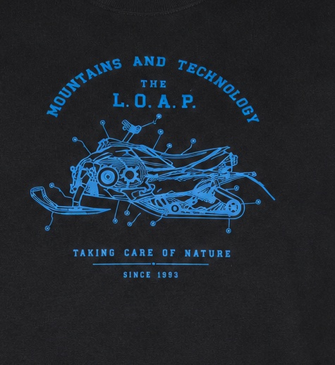 Pánské tričko Loap Beau vel. S-XL černé