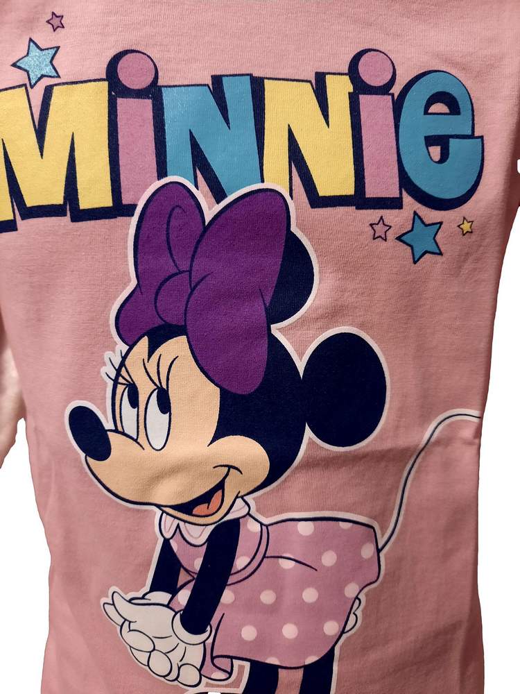 Dívčí triko Minnie vel. 116 růžové