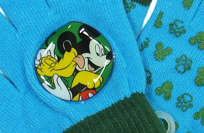 Rukavice Mickey Mouse modré