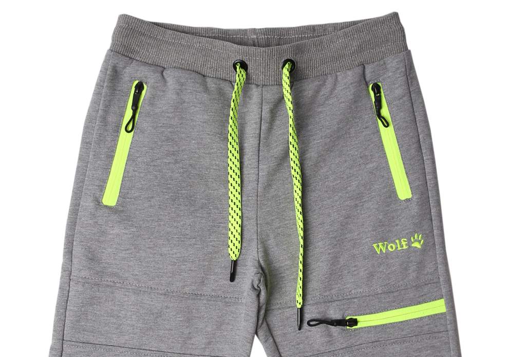Sportovní chlapecké tepláky Wolf T2176 vel. 134,146 šedé