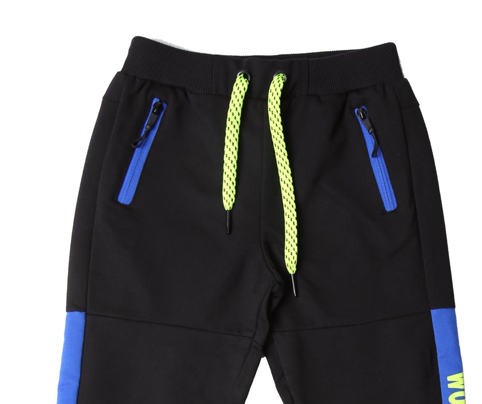 Sportovní chlapecké tepláky Wolf T2177 černé