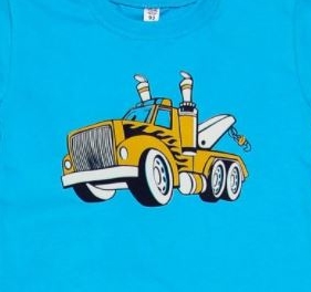 Chlapecké pyžamo Betty Mode tyrkysové odtahovka