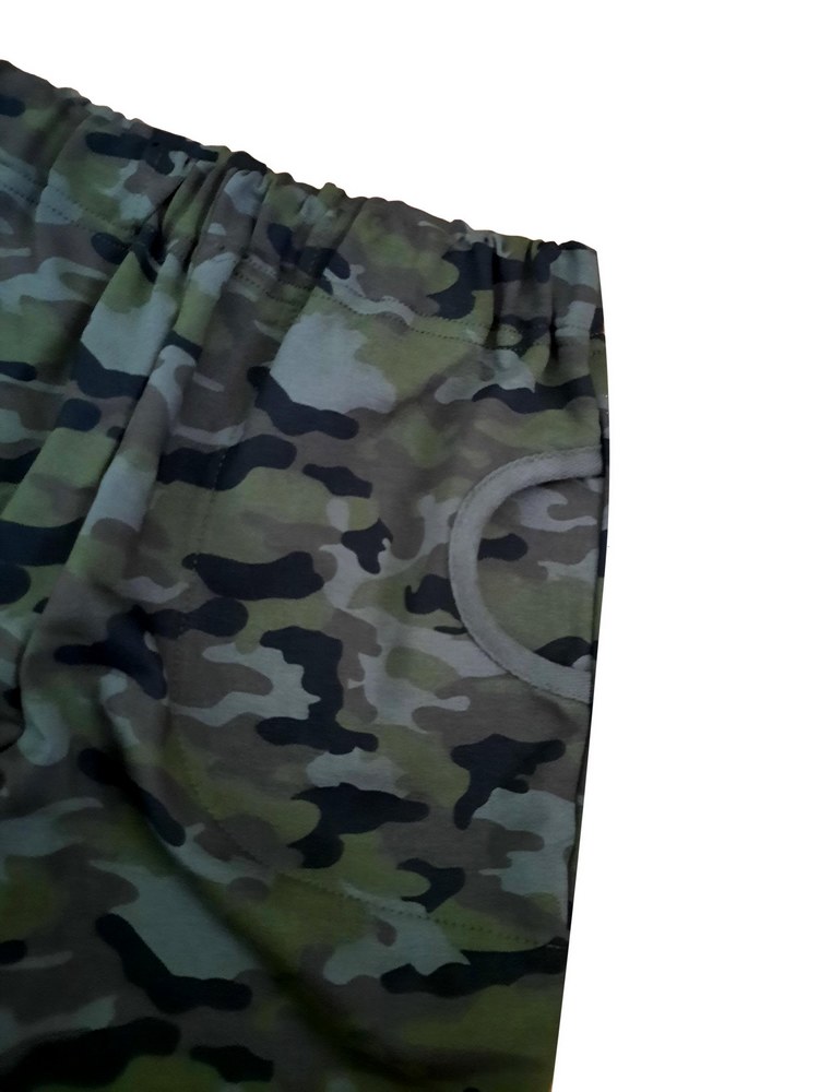 Chlapecké tepláky NOVÉ (úzký střih) vel. 98 zelený maskáč