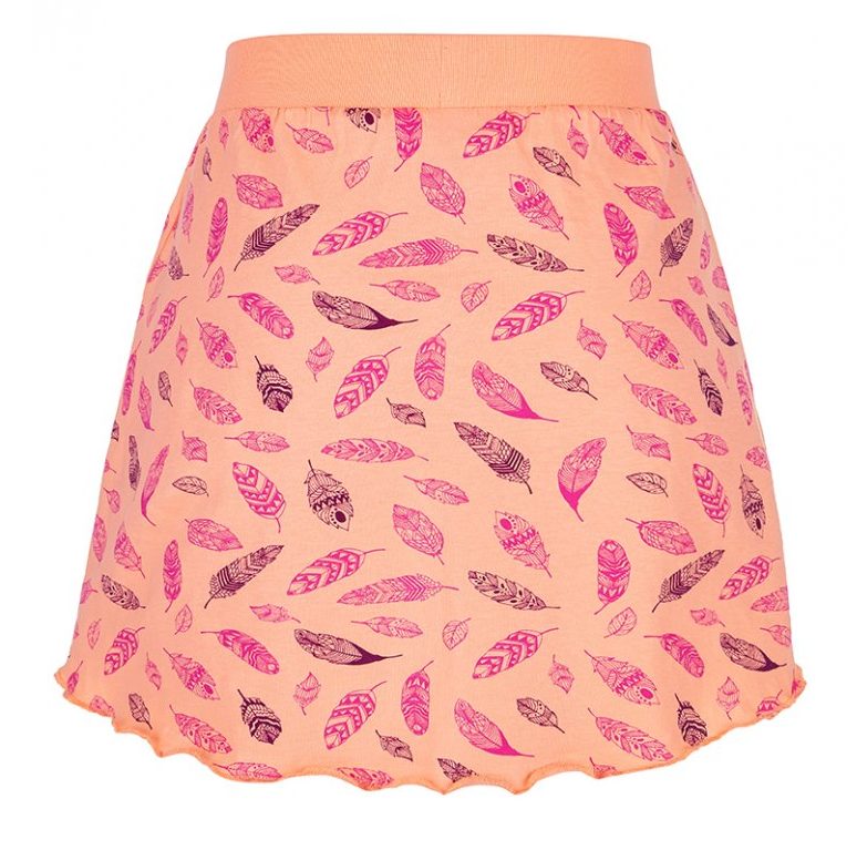 Dívčí sukně Loap BATLEE pastelově oranžová