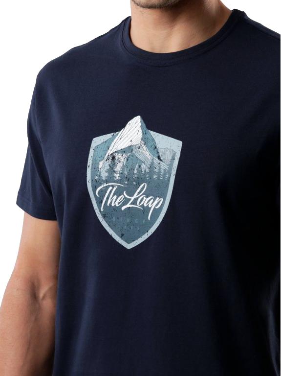 Pánské tričko Loap Alesh tmavě modré