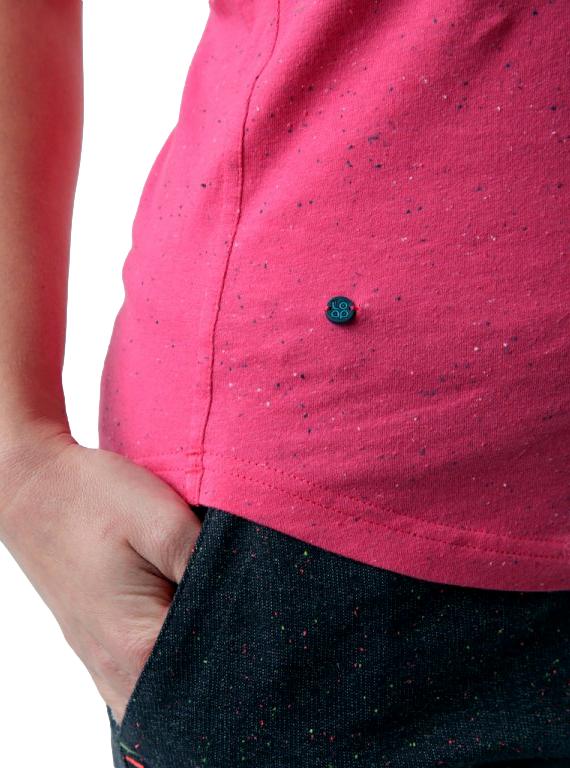 Dámské tričko Loap Bulla tmavě růžové