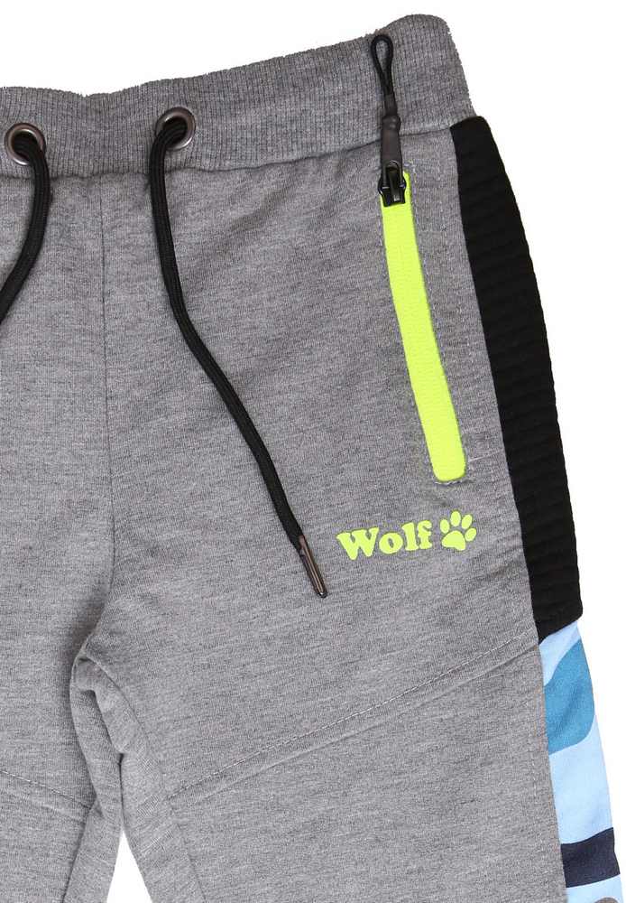 Sportovní chlapecké tepláky Wolf T2177B vel. 98 šedé