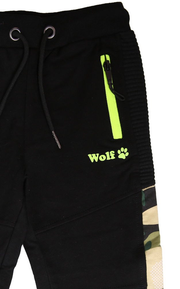 Sportovní chlapecké tepláky Wolf T2177B černé