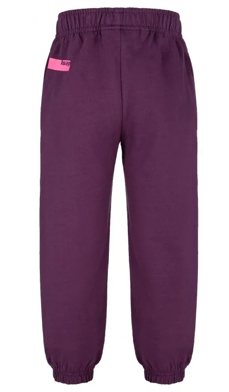 Dívčí tepláky Loap Dipollo fialové