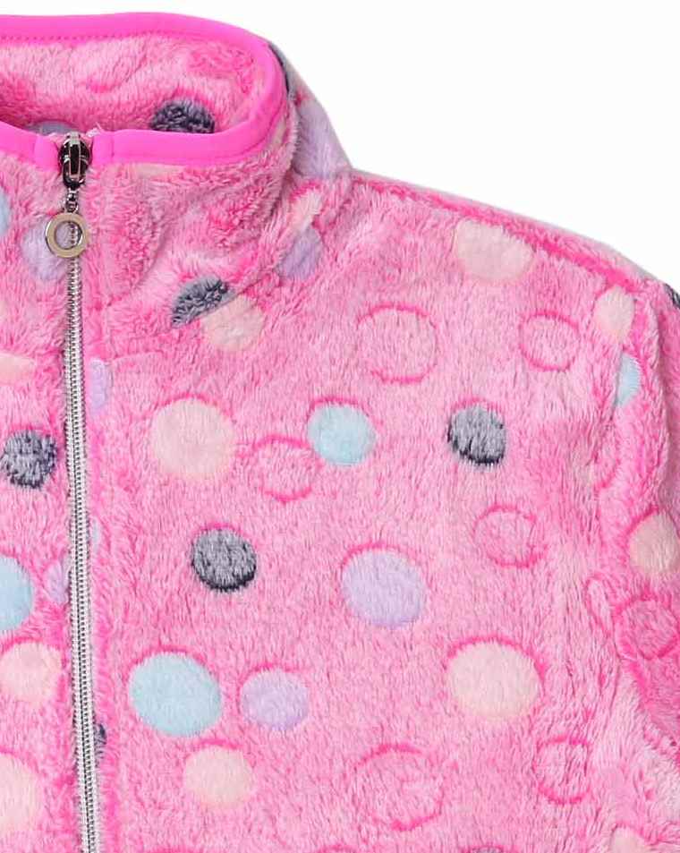 Dívčí huňatá mikina Wolf B2142 růžová