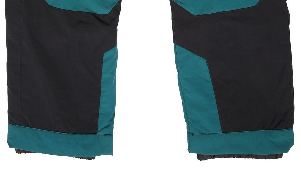 Dětské vyfleecované šusťáky Wolf B2172 černé se zelenou