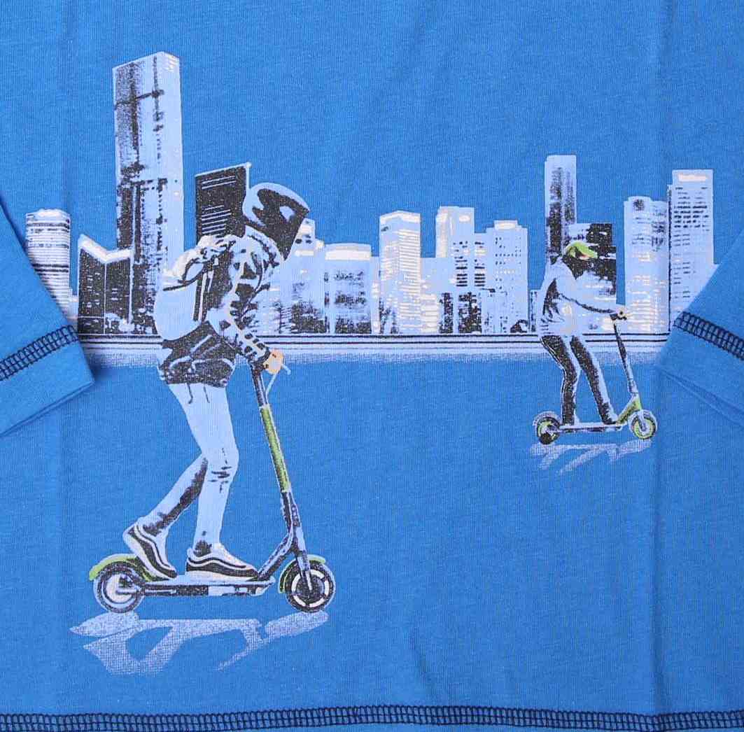 Chlapecké triko Wolf  S2132C vel. 116-140 modré