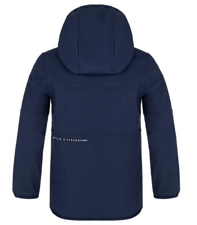 Chlapecká softshellová bunda Loap Lomesi vel. 116 tmavě modrá