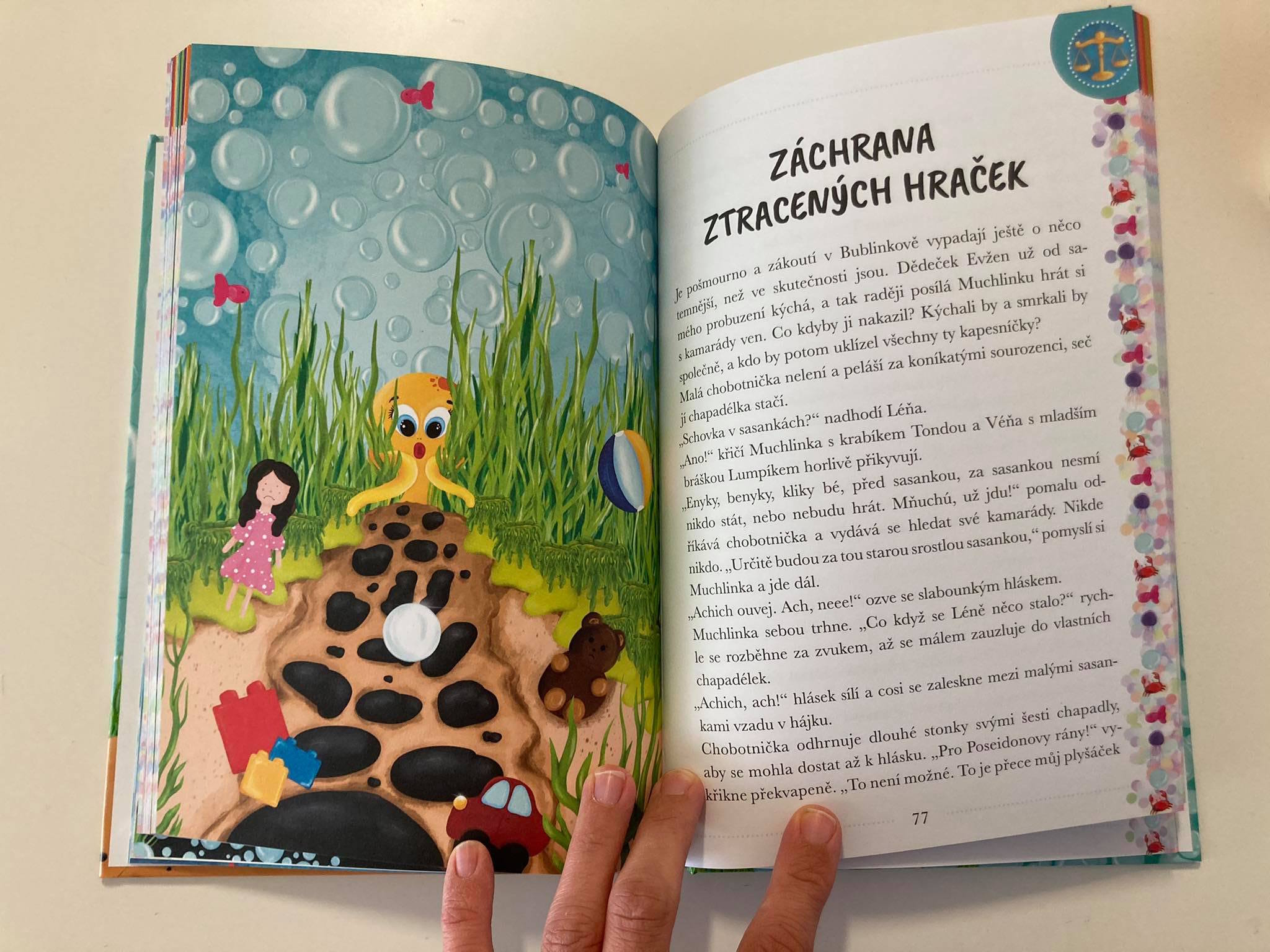 Dětská knížka Muchlinka: Příběhy malé chobotničky pro zvídavé dětičky