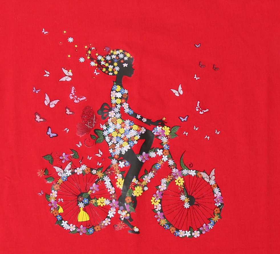 Dívčí tričko Wolf S2212A červené