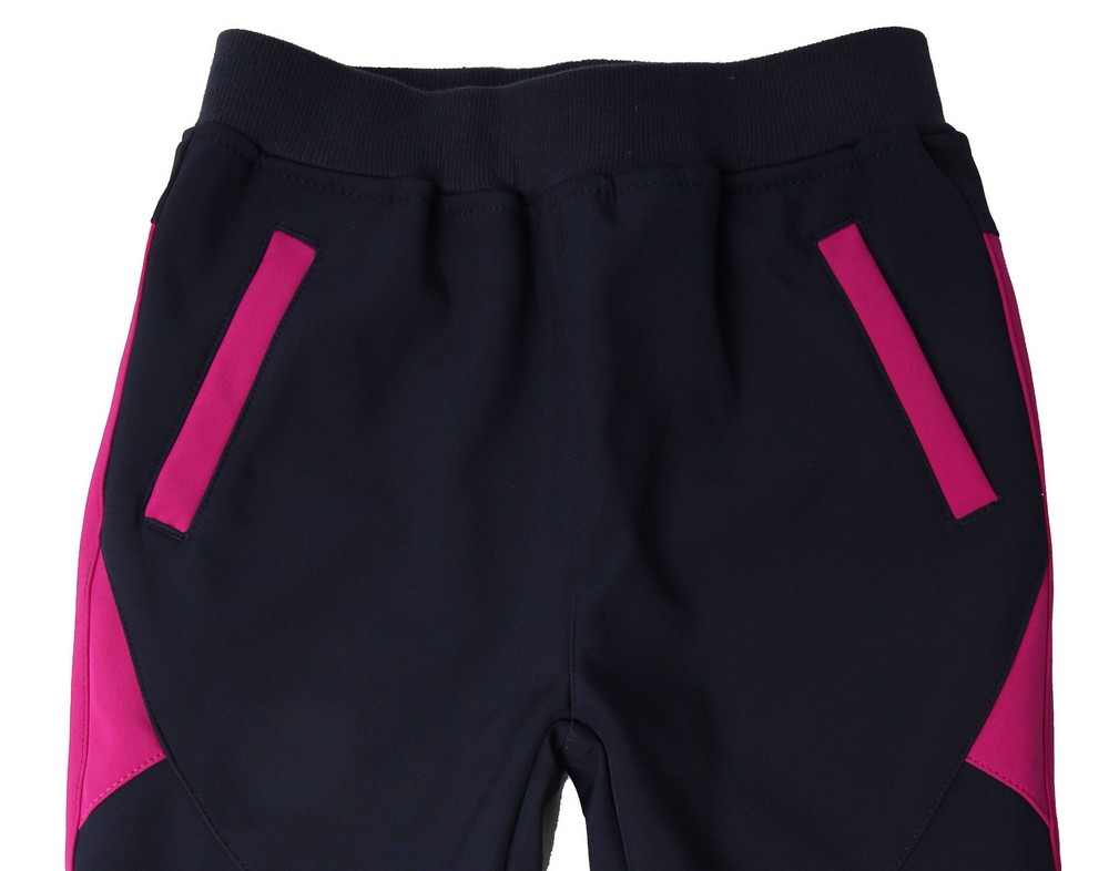 Dívčí softshellové kalhoty Wolf B2281 (jarní bez fleecu) tmavě modré