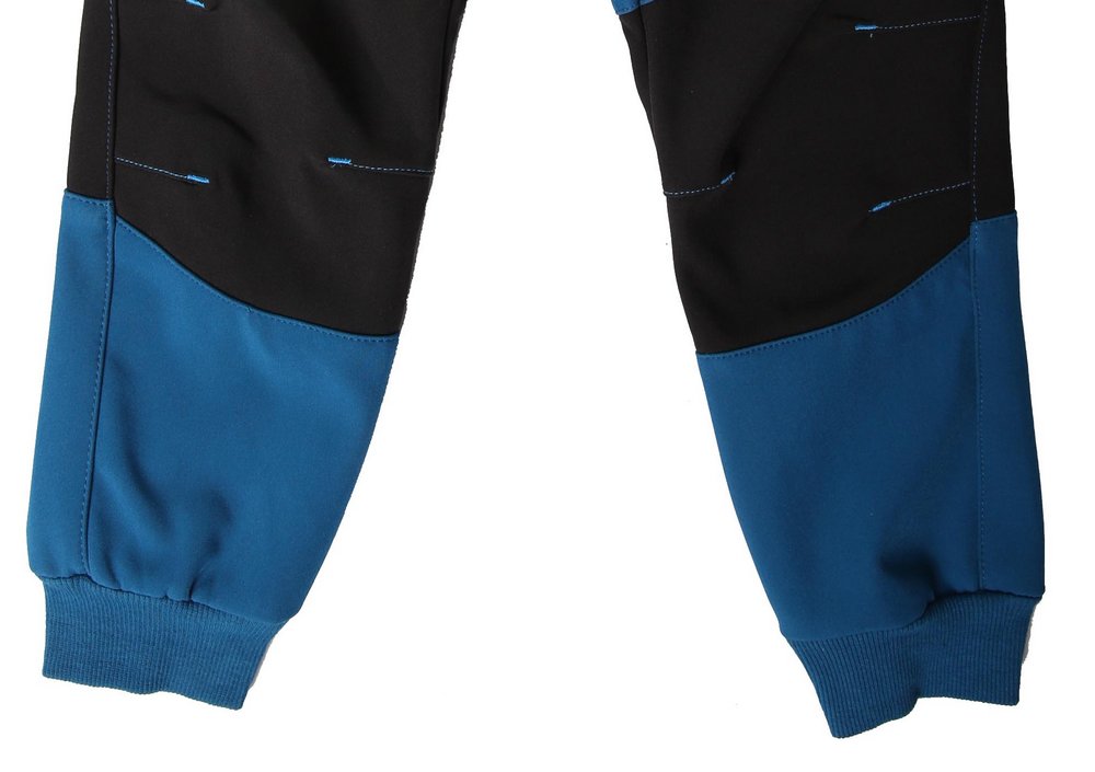 Chlapecké softshellové kalhoty Wolf B2283 (jarní bez fleecu)  petrolejové