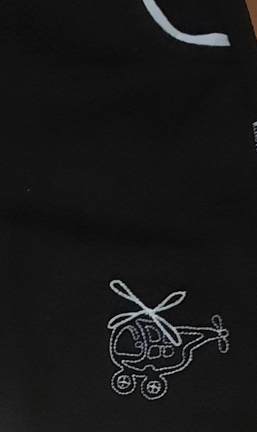 Chlapecké tepláky bavlněné černé vrtulník