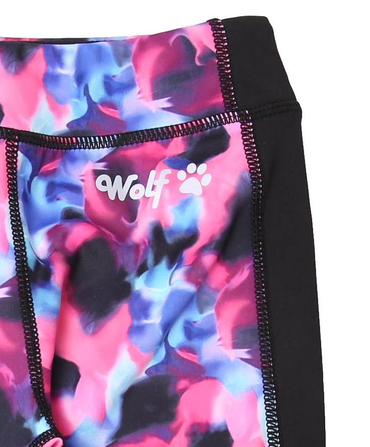 Dívčí 3/4 legíny Wolf H2267 růžové barevné