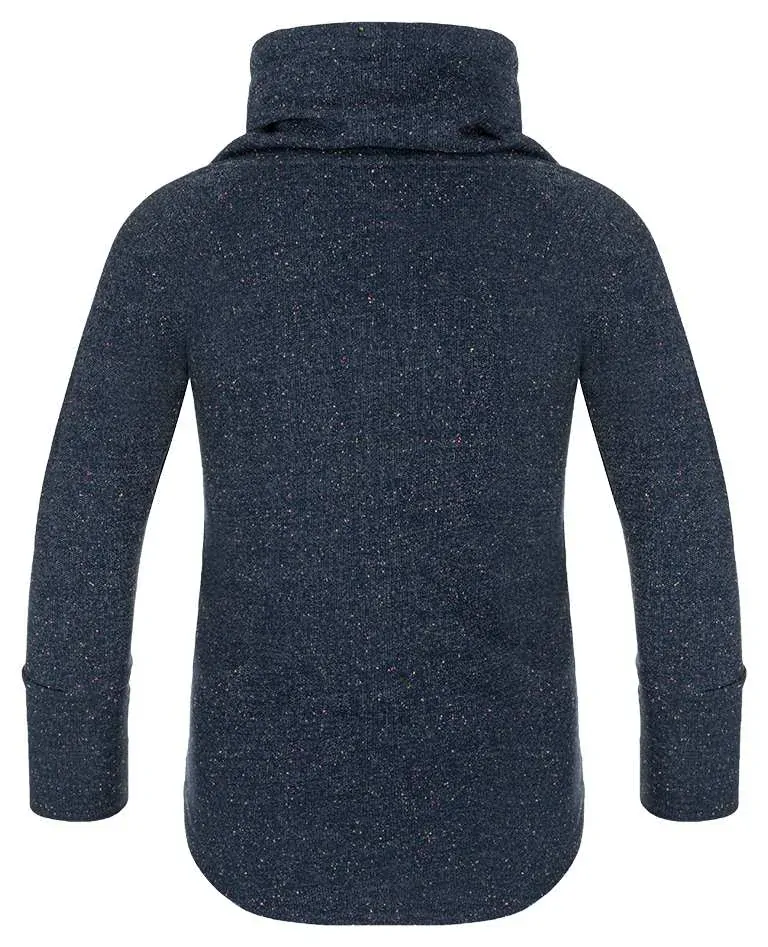 Dívčí mikina Loap Eda tmavě modrá - žíhaná