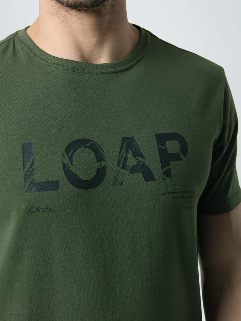 Pánské tričko Loap Alaric zelené